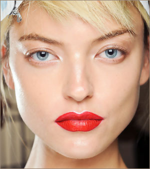 Модный макияж 2013: сочные губы