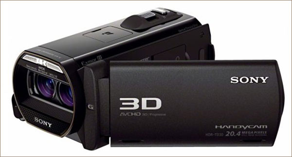  Sony Handycam HDR-TD30E.  1