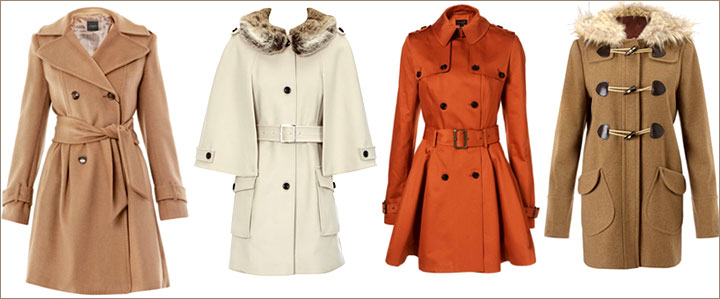 Элементы модного пальто, осень 2012