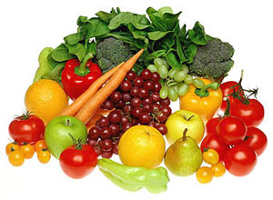 Чтобы похудеть, ешьте овощи и фрукты