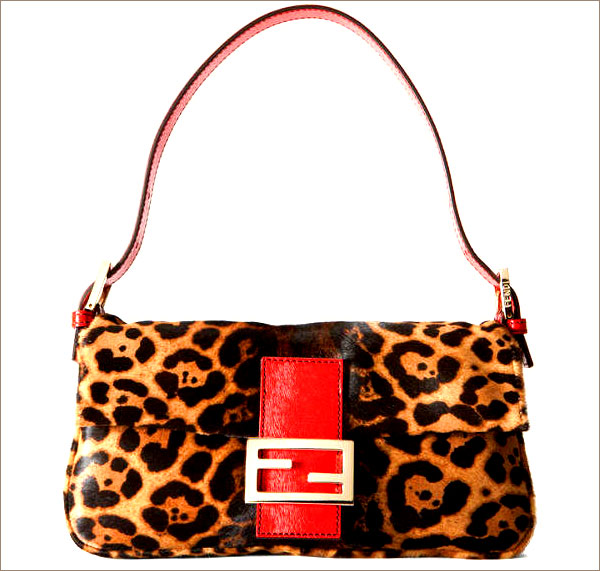 Сумка Animal Print Baguette от Fendi
