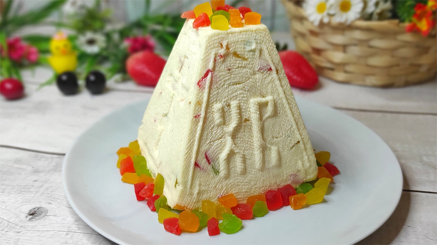 Пасха из творога